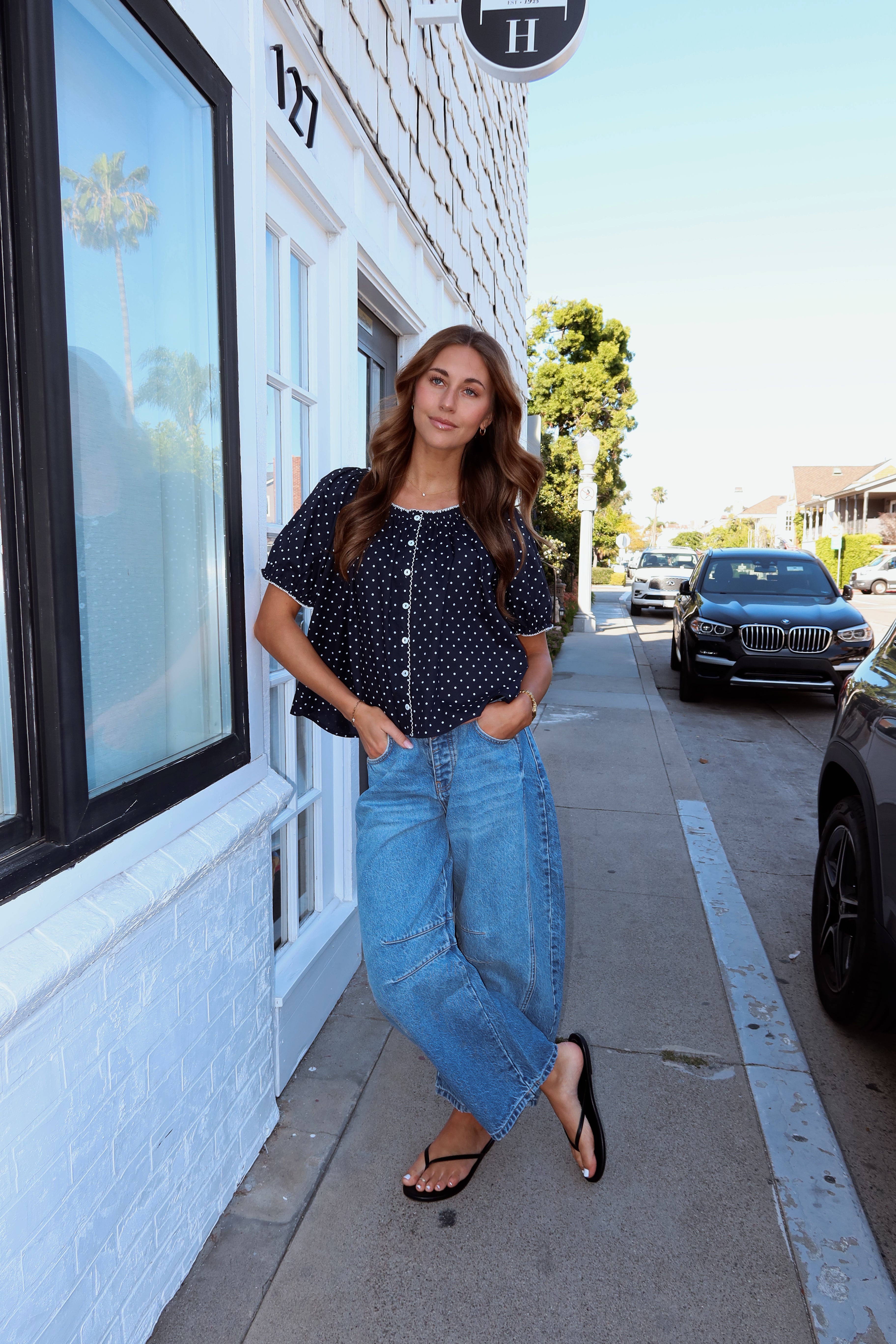 Polly Dot Blouse