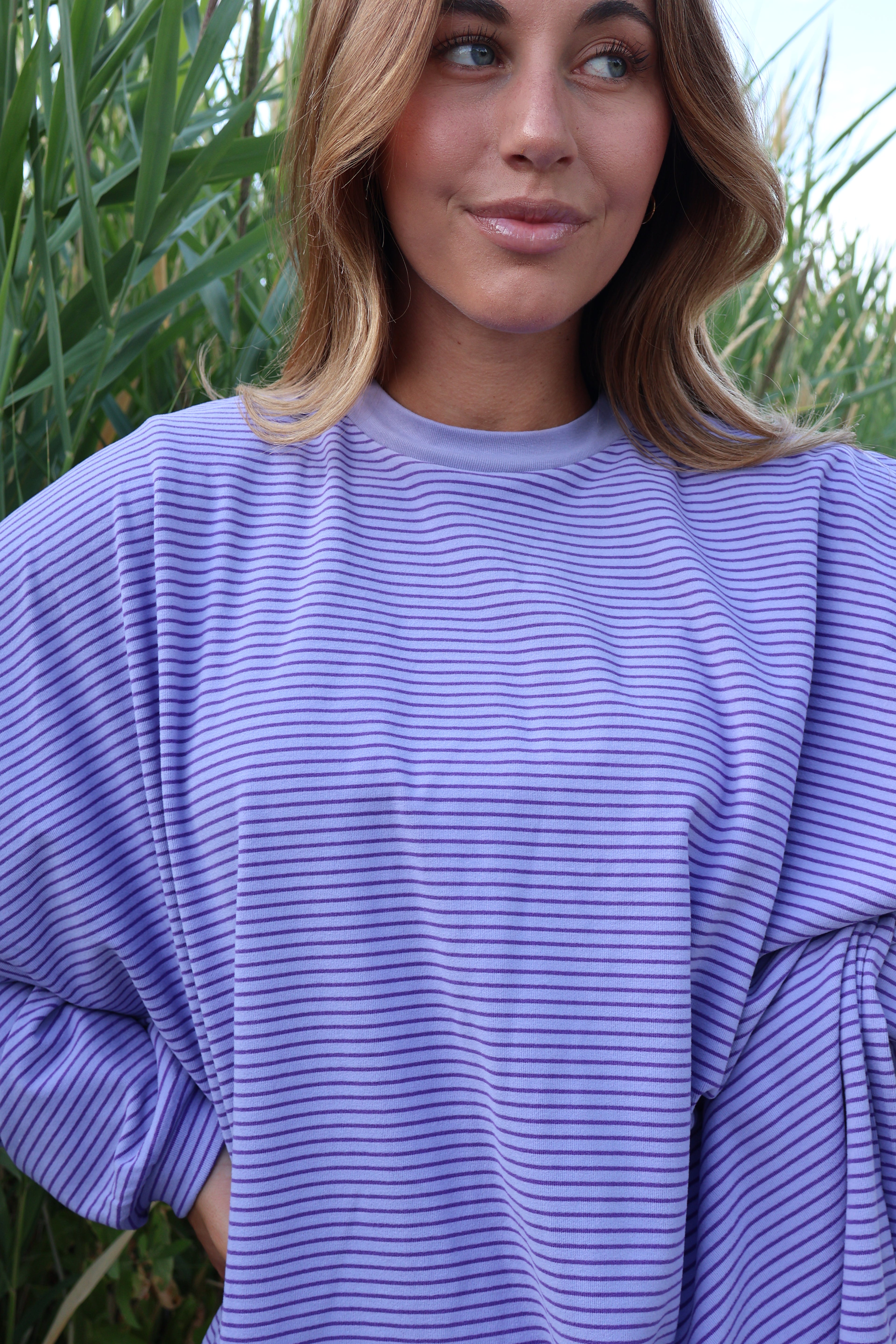 Porter Fleece Stripe Long Sleeve