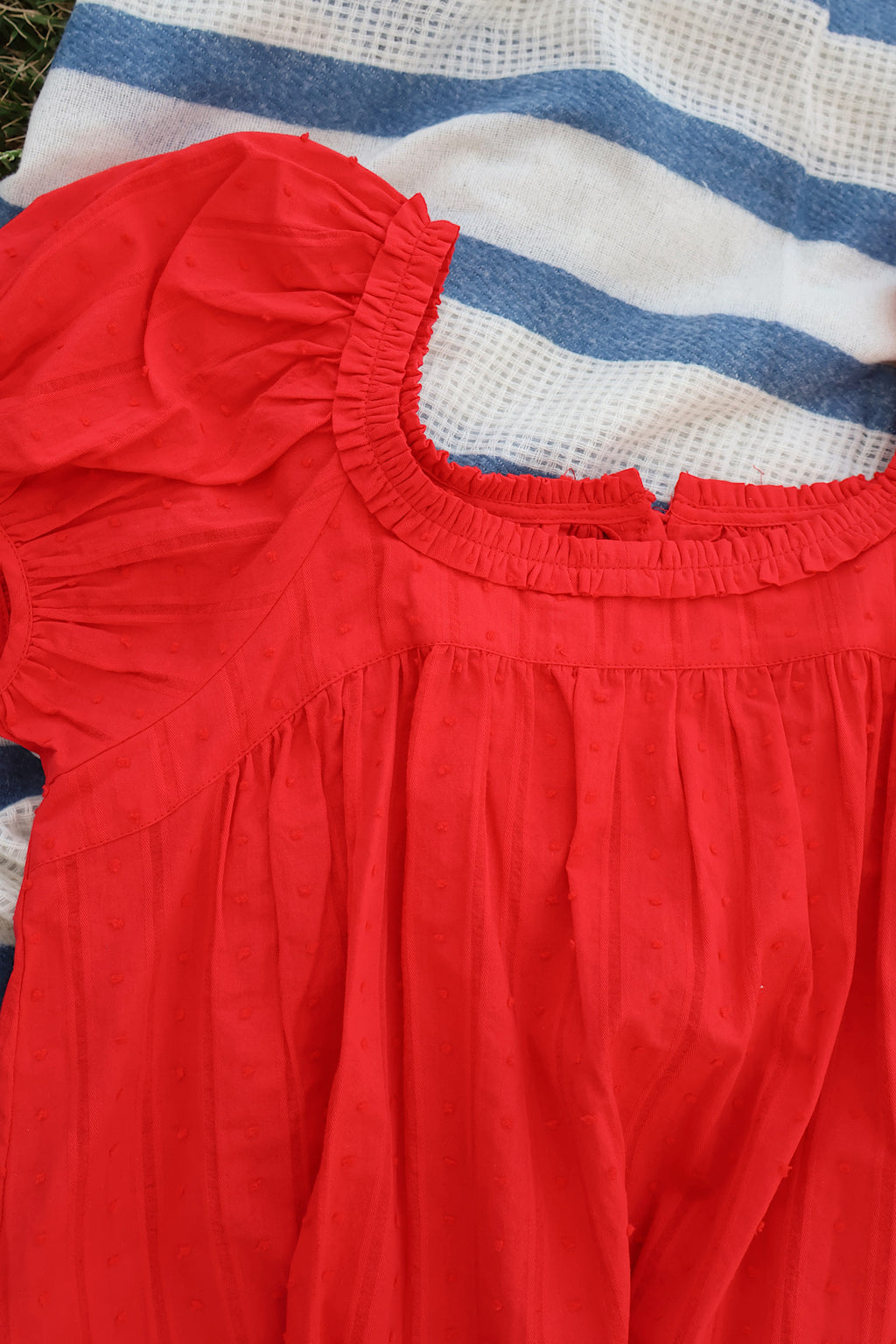 Sweet Caroline Ruffle Blouse