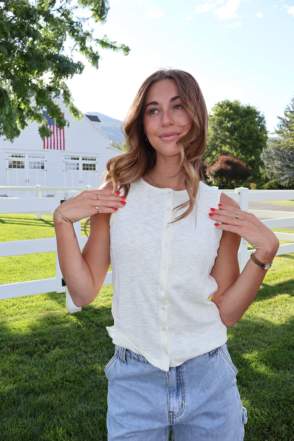 Josie Ribbed Tank