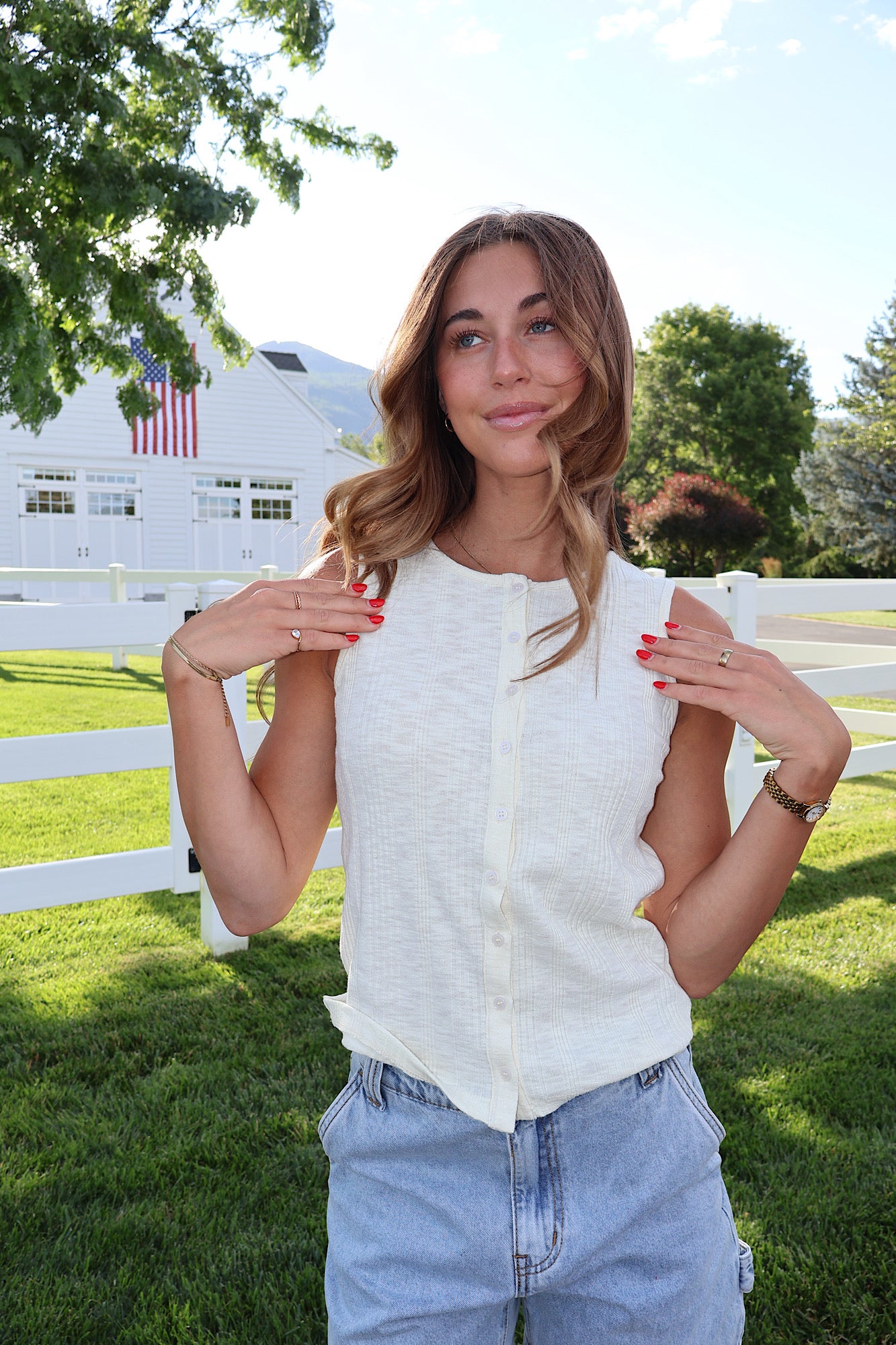 Josie Ribbed Tank