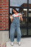 Junie Zip Front Denim Overalls