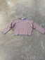 FINAL SALE - FLAWED Piper Pullover in Blush/Blue - Small
