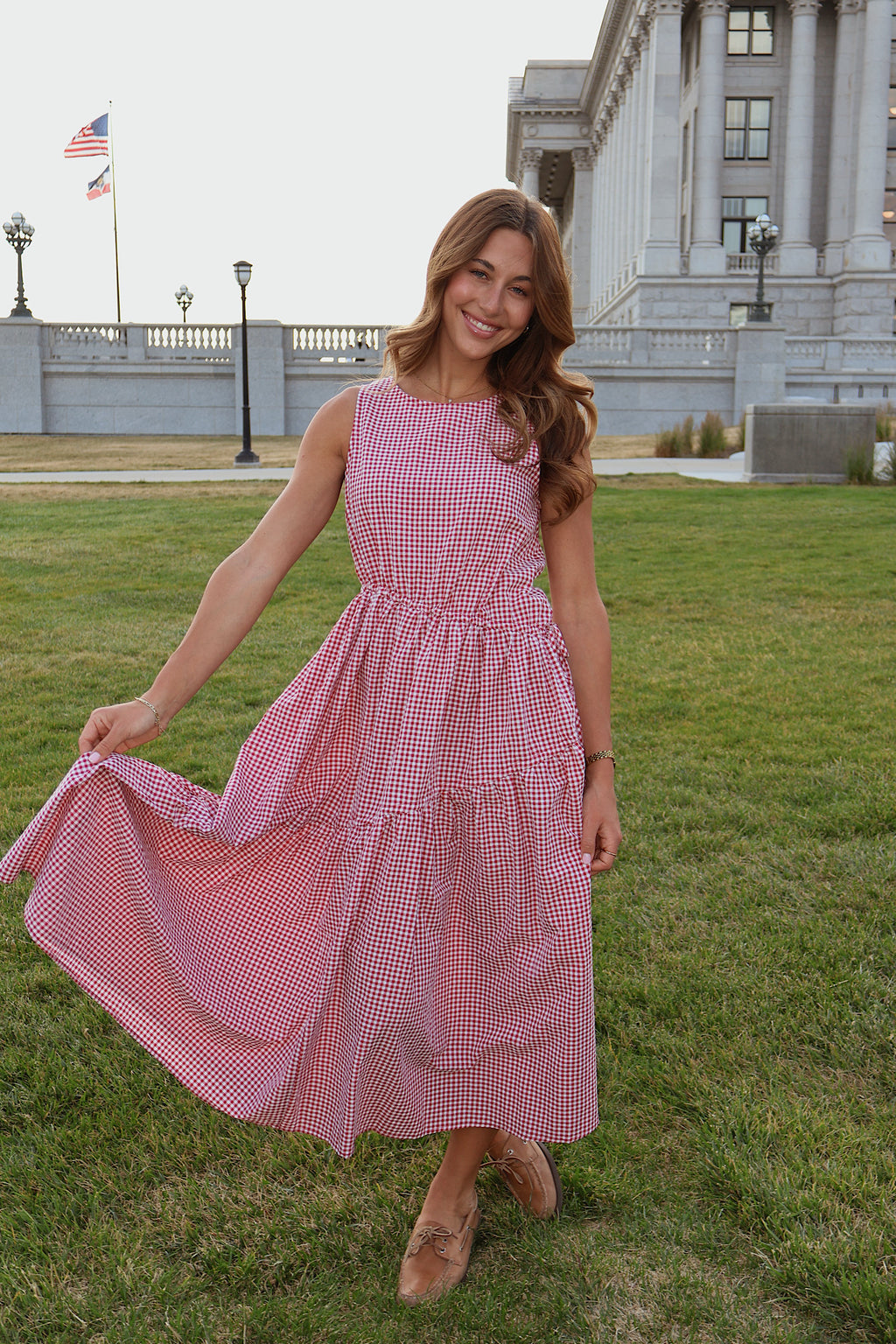 Kennedy Asymmetrical Tie Maxi