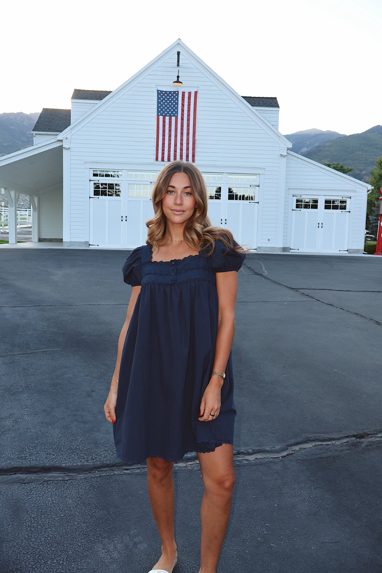 Janie Eyelet Dress