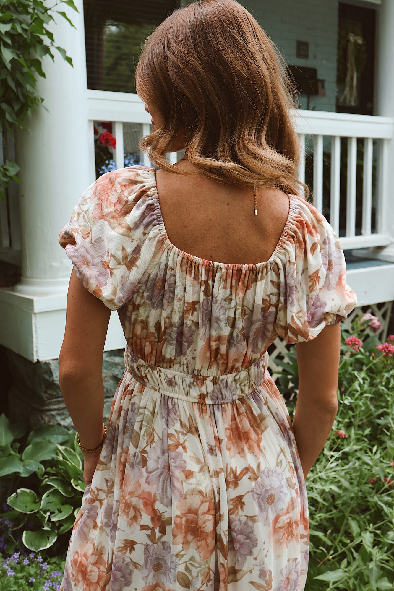 Carolina Bloom Mesh Dress