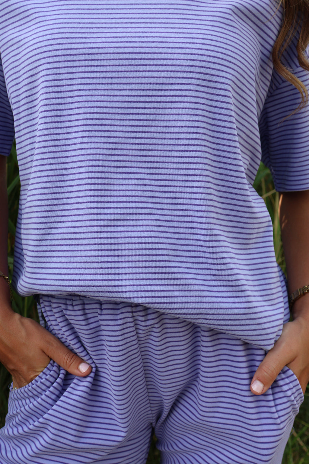 Porter Fleece Stripe Pants