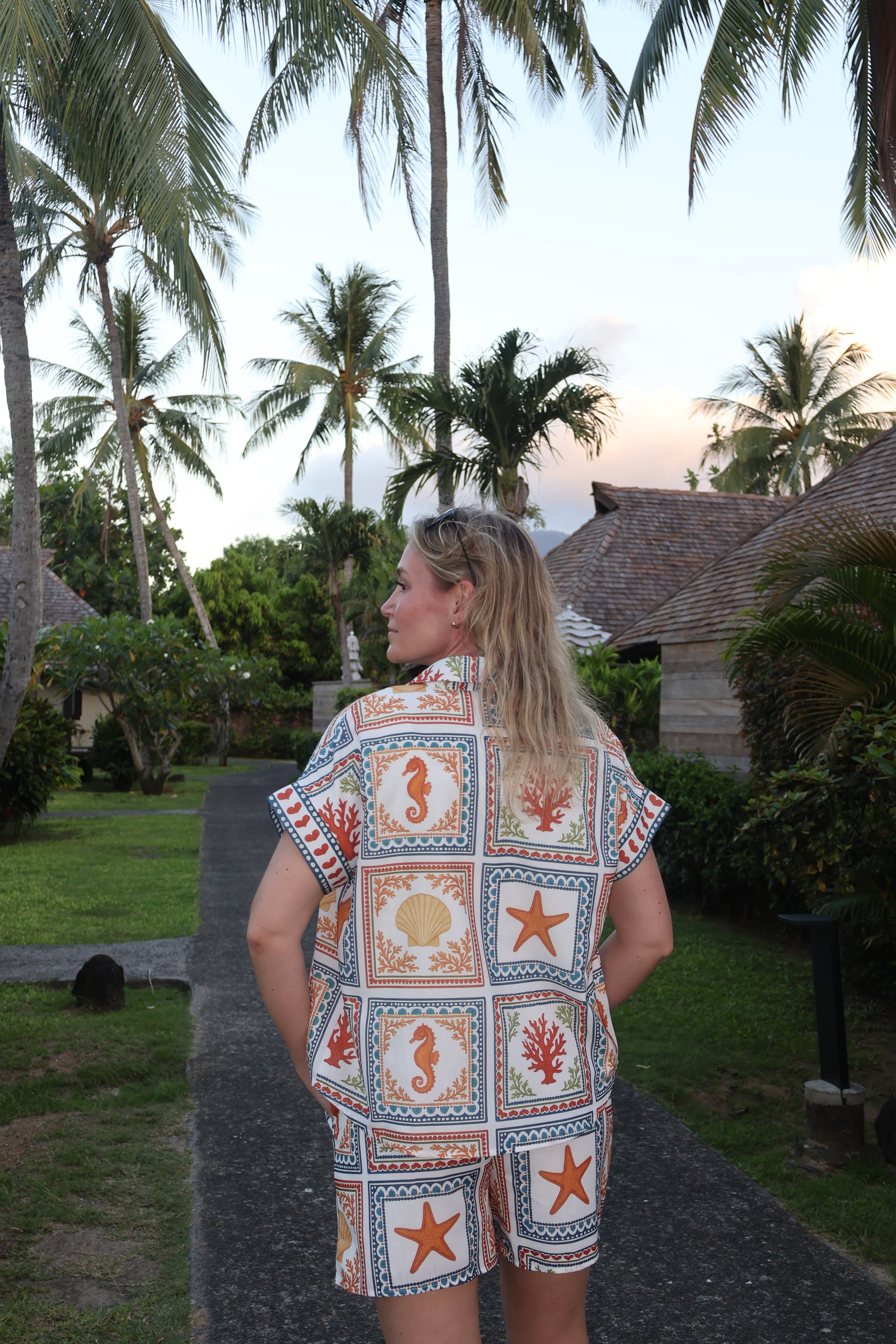 FINAL SALE - Under The Sea Button Down Top