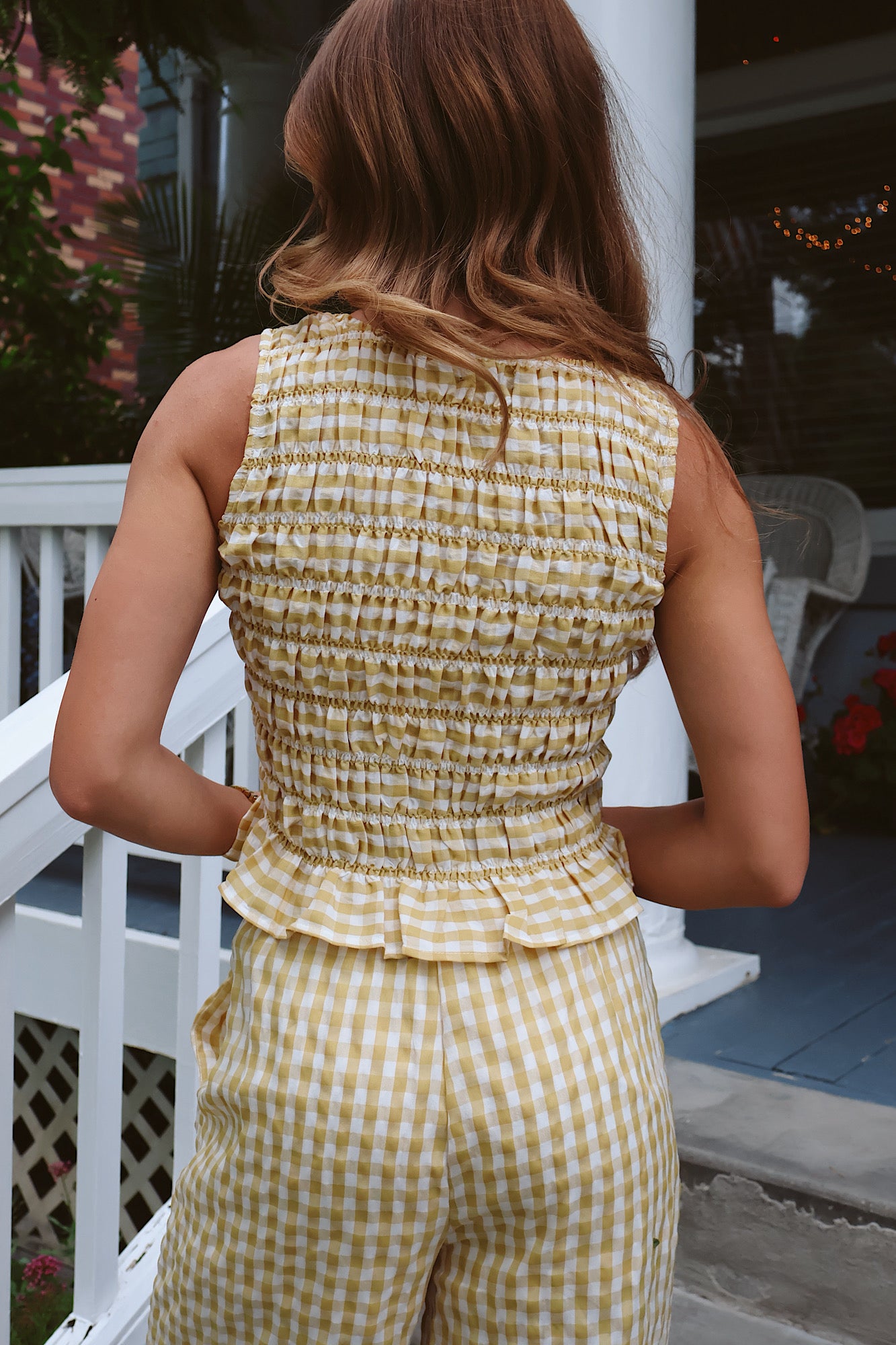 Savannah Gingham Tank
