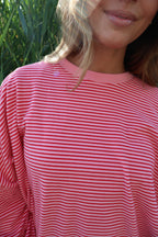 Porter Fleece Stripe Long Sleeve
