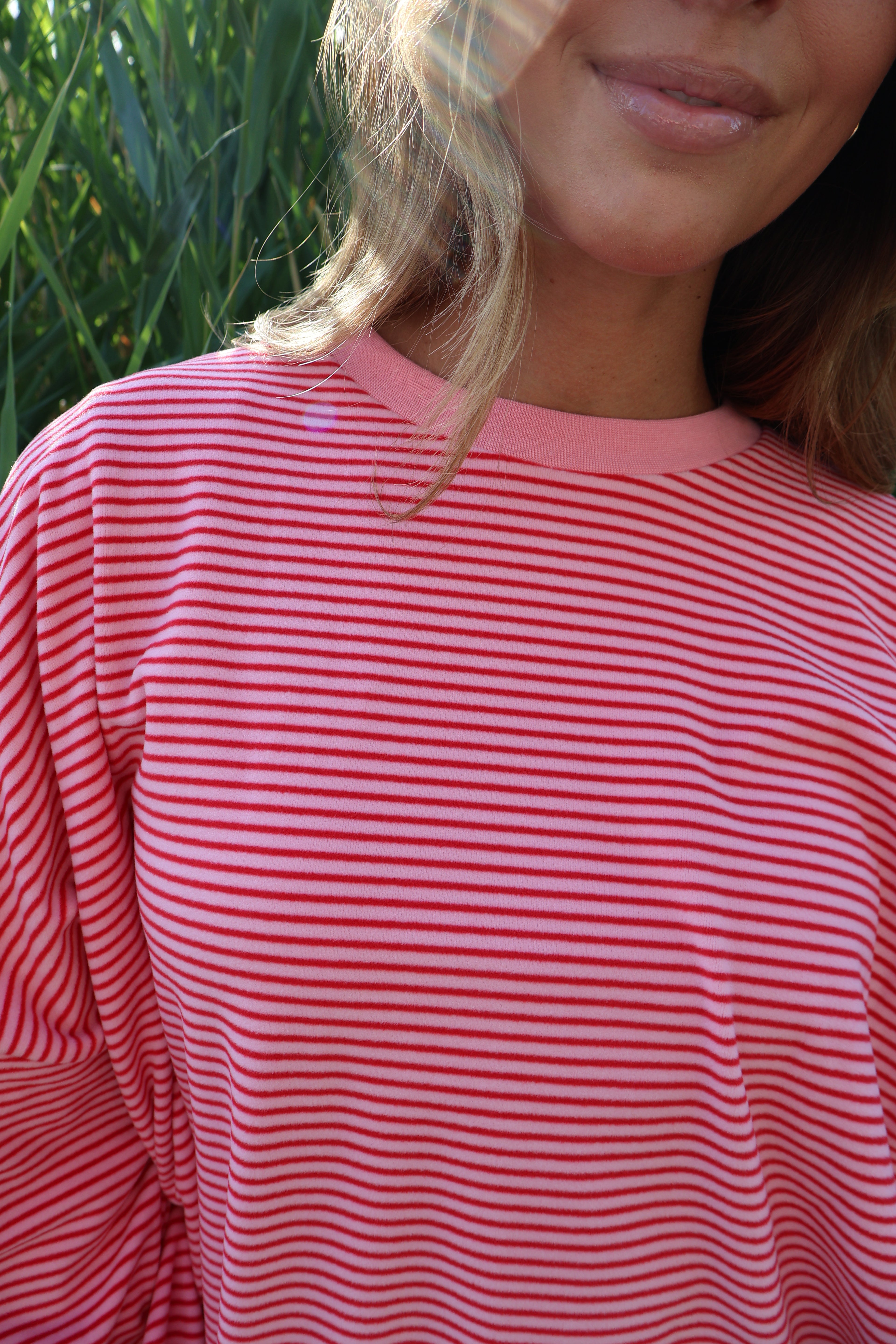 Porter Fleece Stripe Long Sleeve