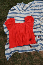 Sweet Caroline Ruffle Blouse