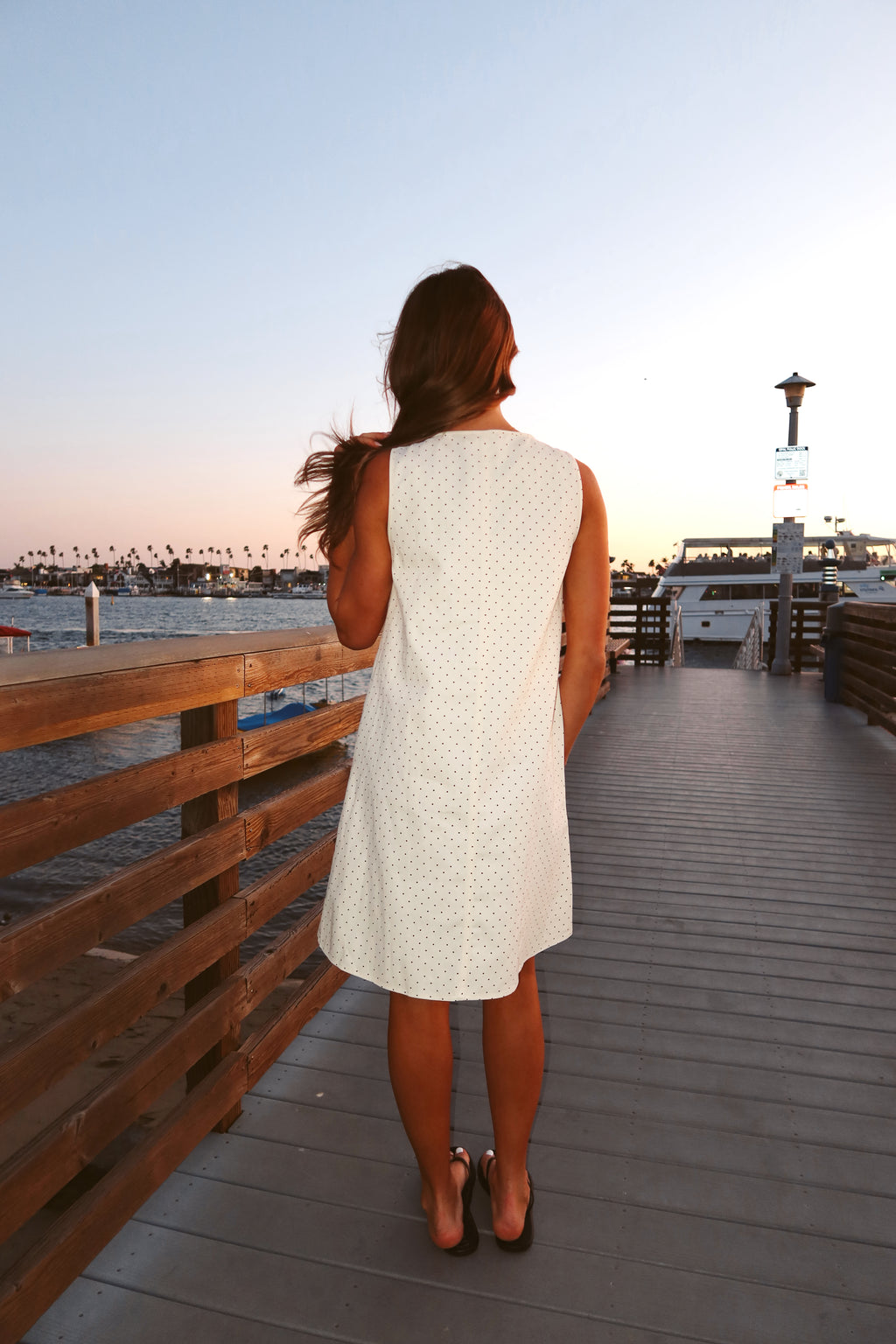 Birdie Polkadot Shift Dress