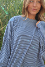Porter Fleece Stripe Long Sleeve