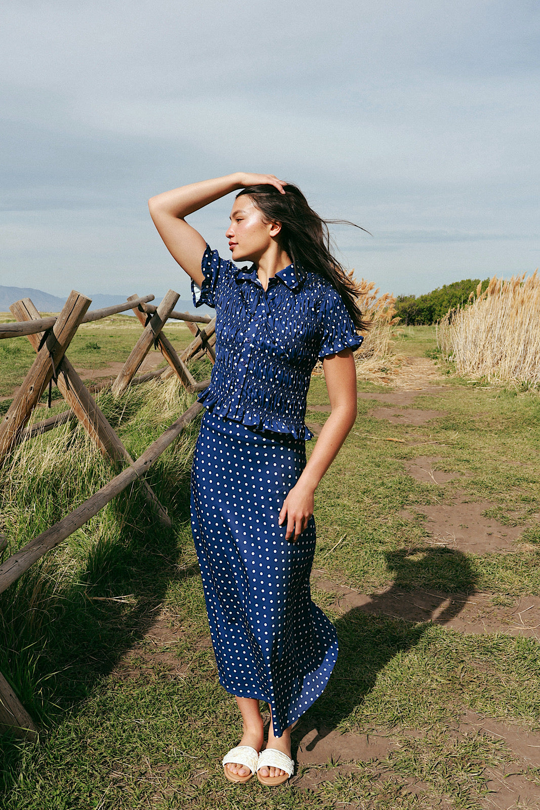 Dot Noir Skirt