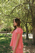 Berries & Cream Gingham Blouse