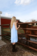 Bluebell Gingham Shirt Dress