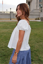 Sweet Caroline Ruffle Blouse