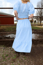 Bluebell Gingham Skirt