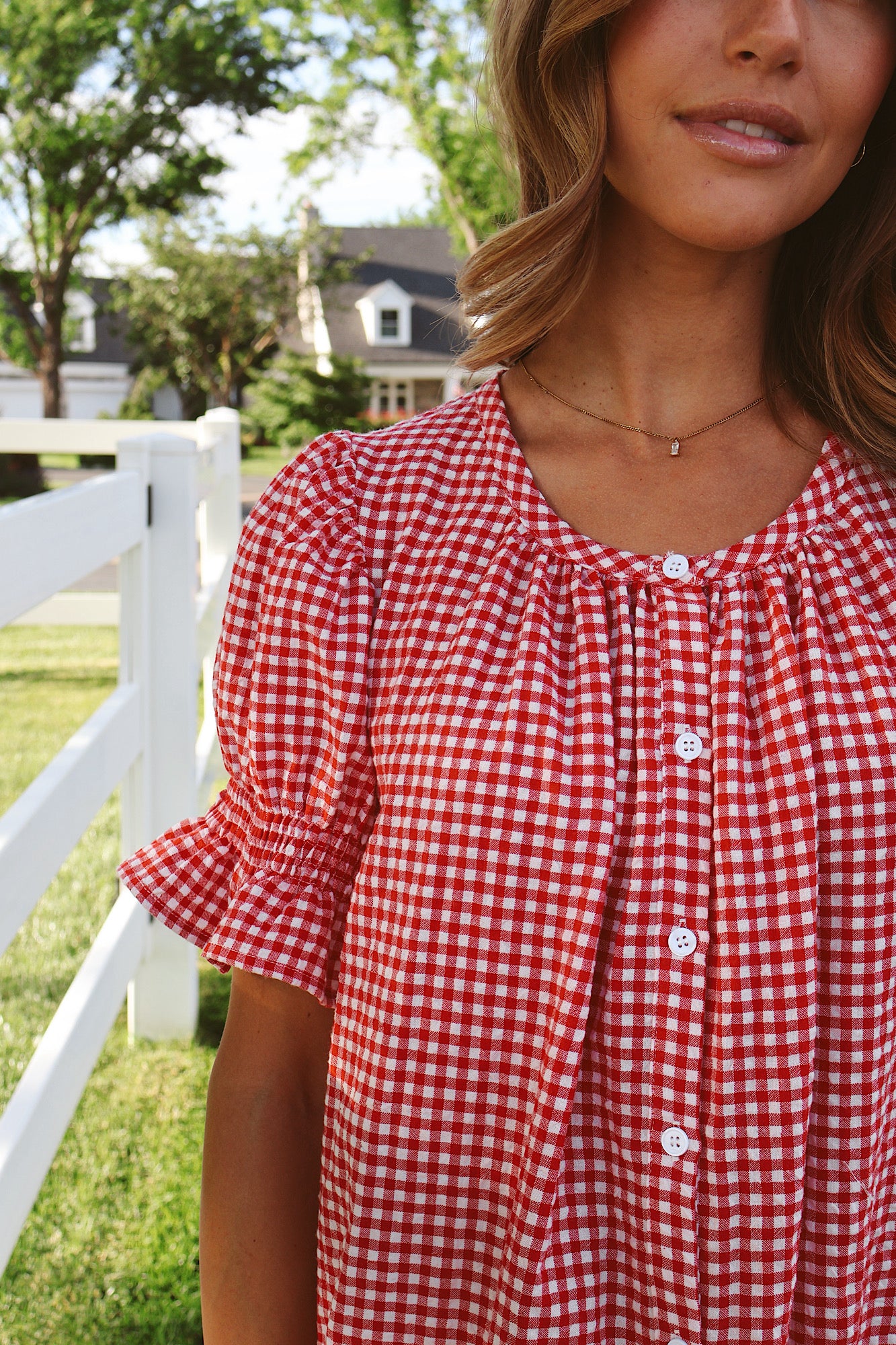Sarah Gingham Dress