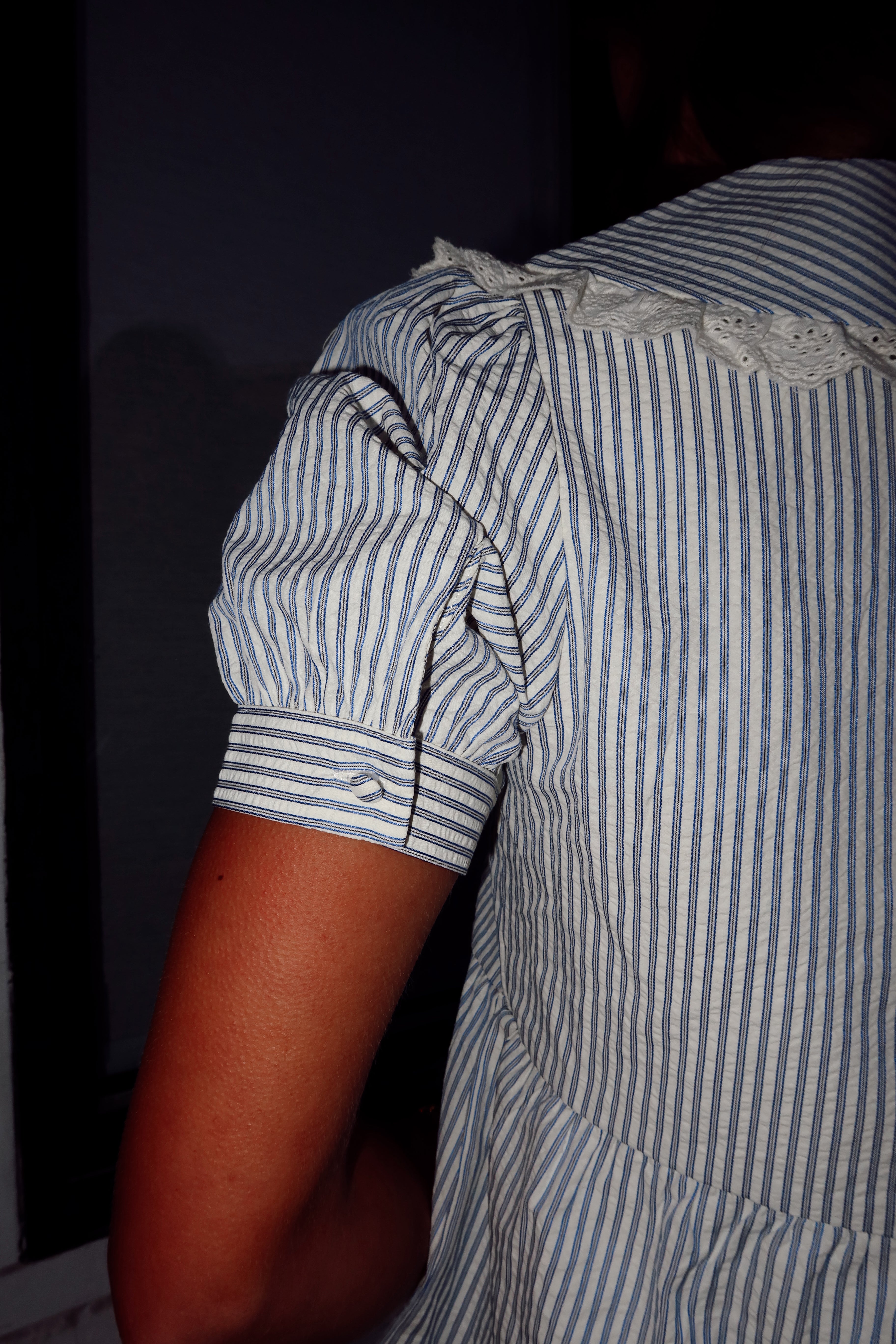 Stripe Sailor Top in Blue