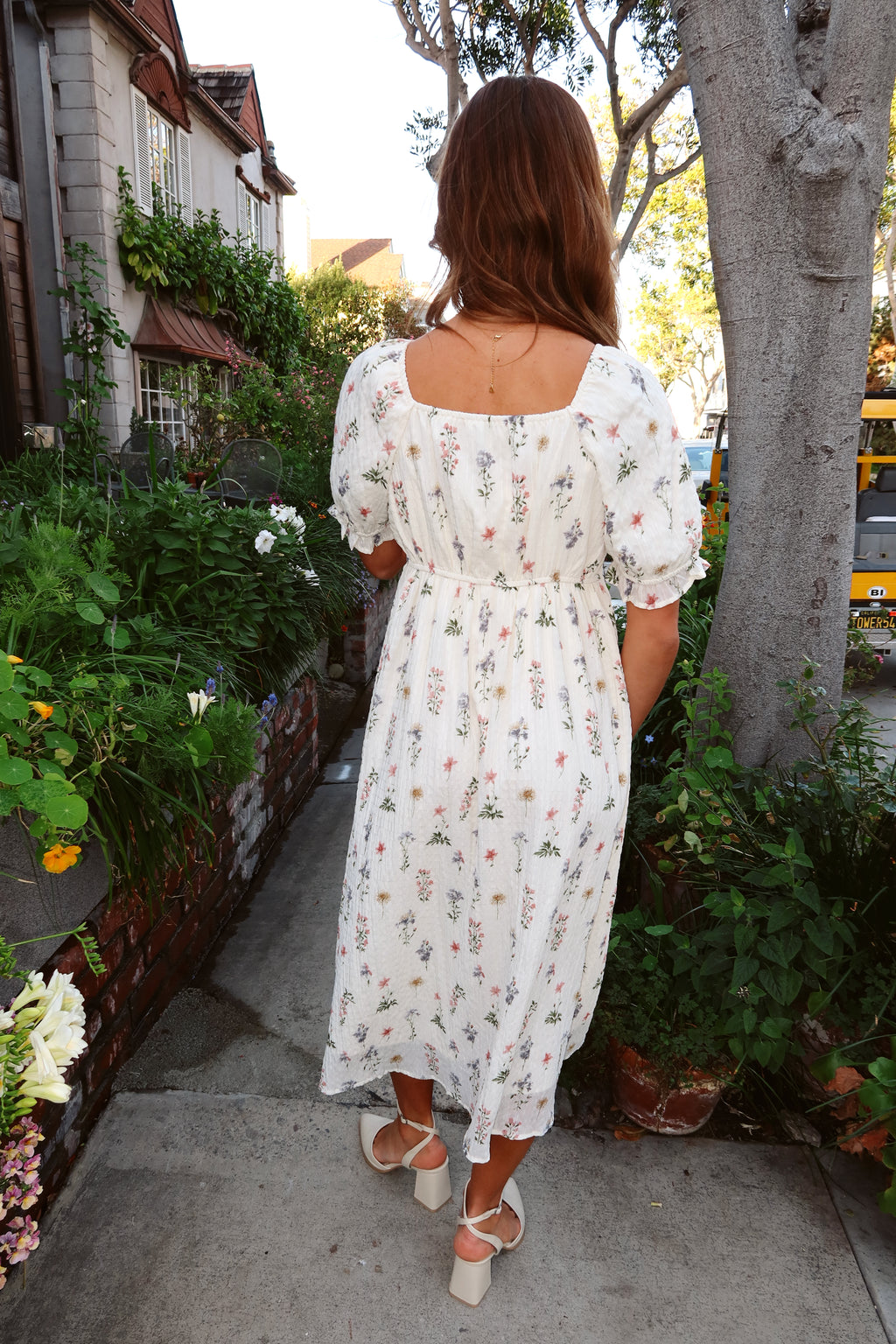 Fable Wildflower Crepe Midi