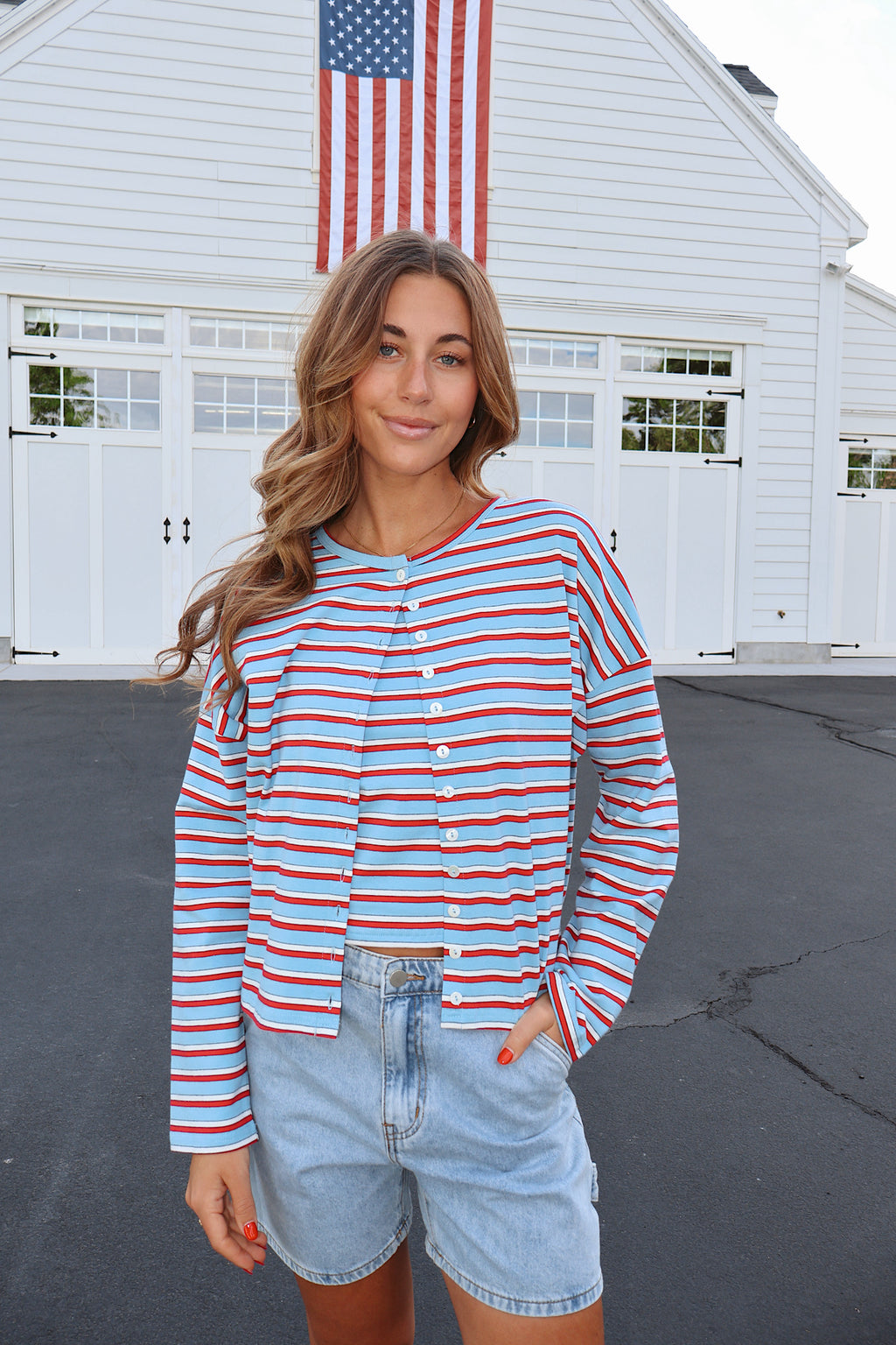 Libby Stripe Cardigan