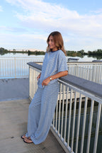 Cameron Fleece Stripe Tee