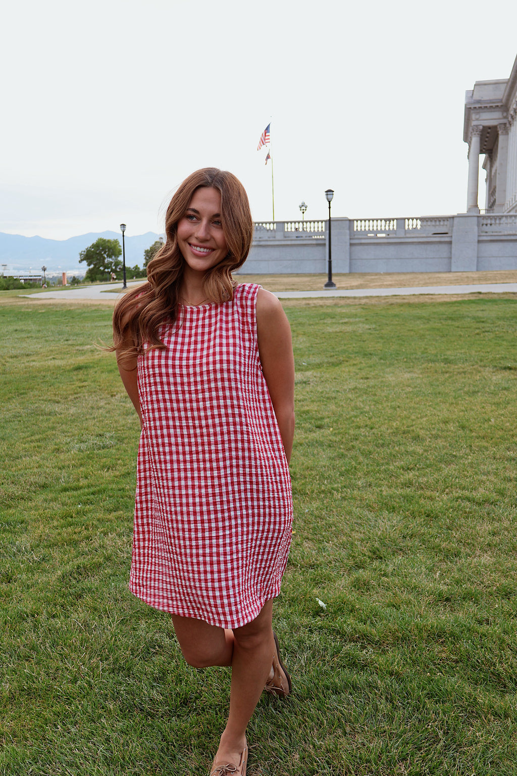 Sweet Annie Gingham Dress