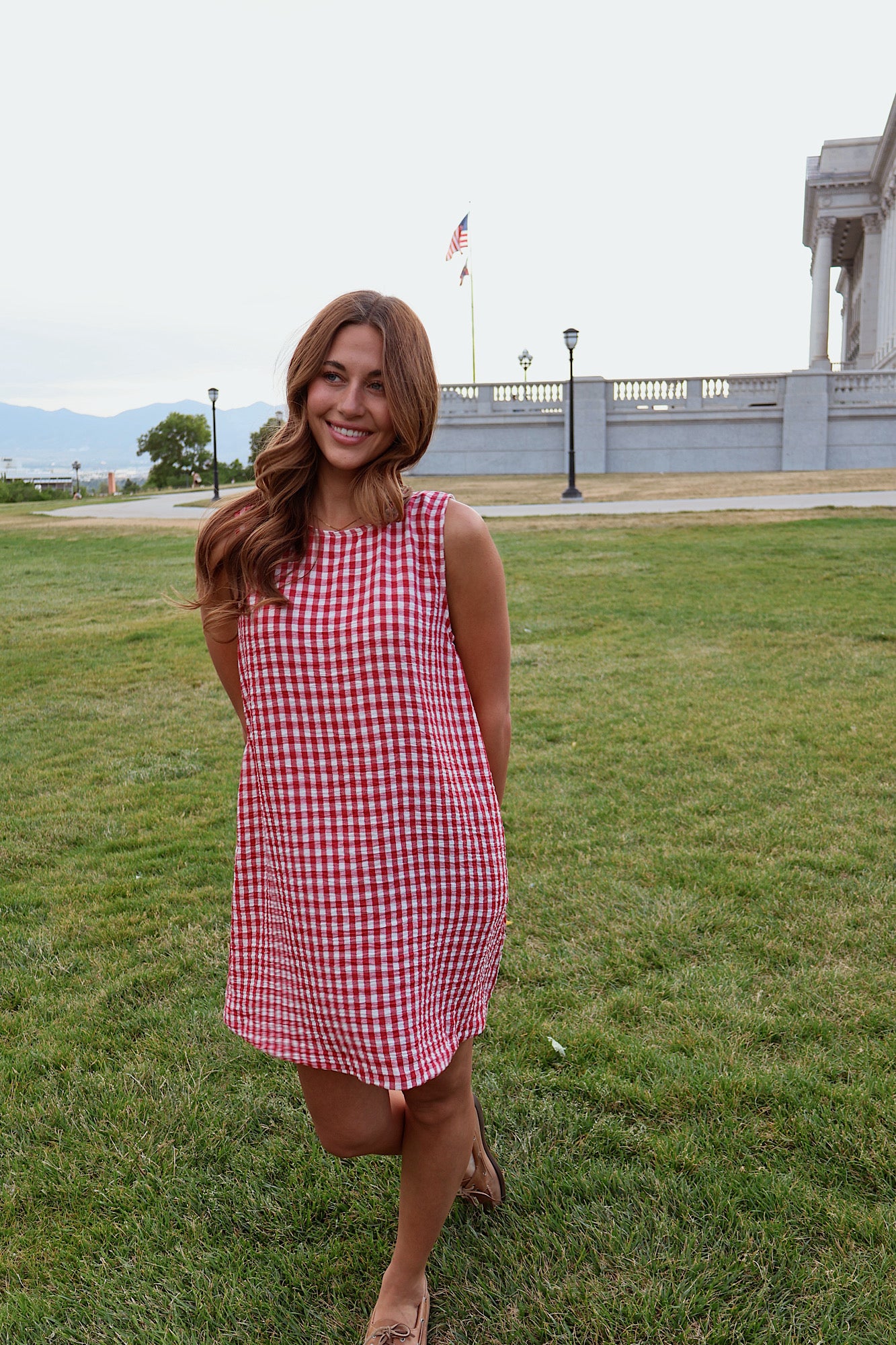 Sweet Annie Gingham Dress
