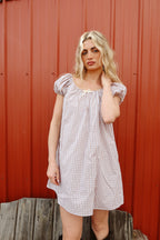 Aspyn Gingham Babydoll