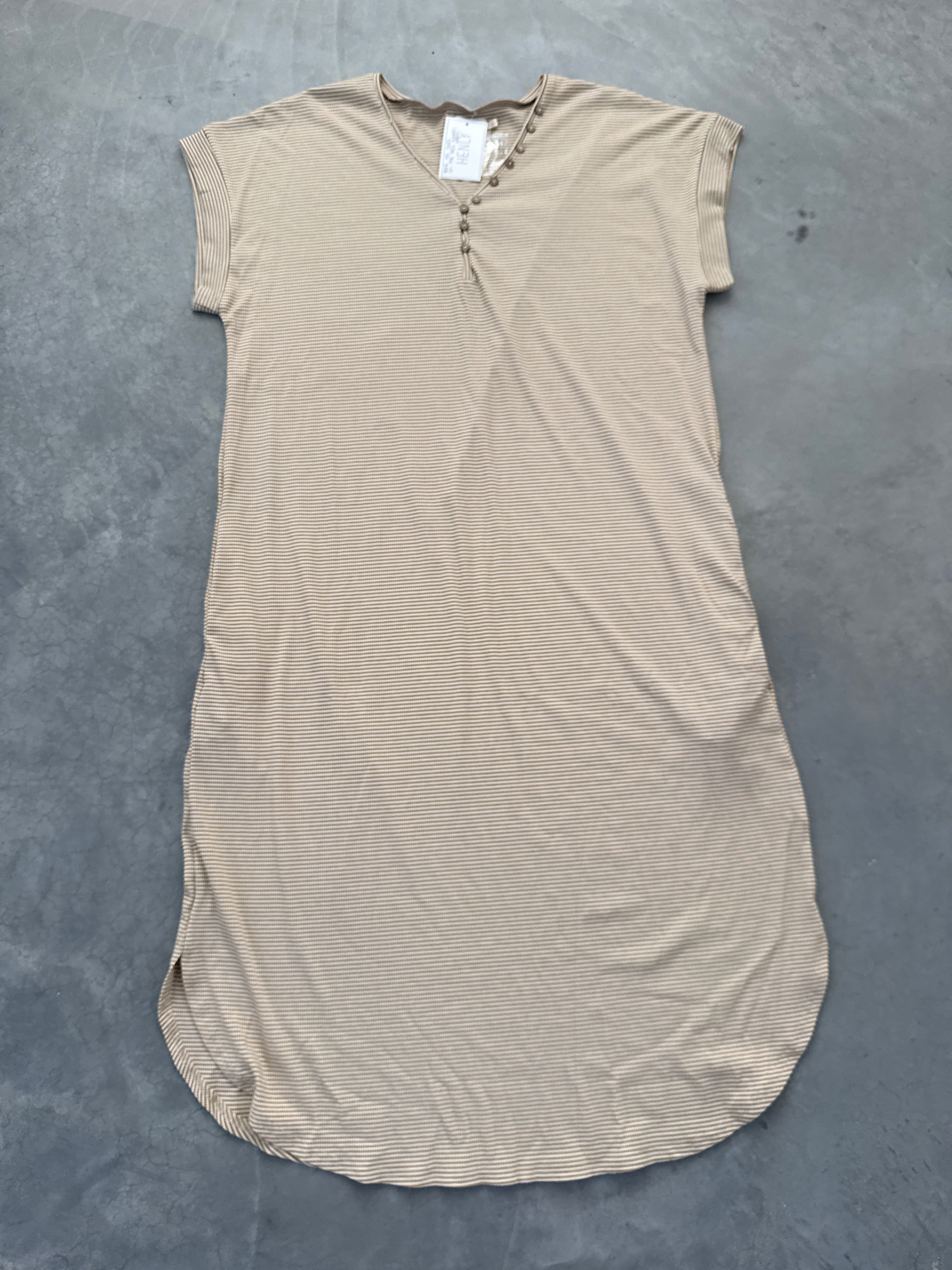 FINAL SALE - FLAWED Shae Ribbed Tee Dress - Large Main image