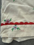 FINAL SALE - FLAWED Poppy Floral Embroidered Dress - Medium