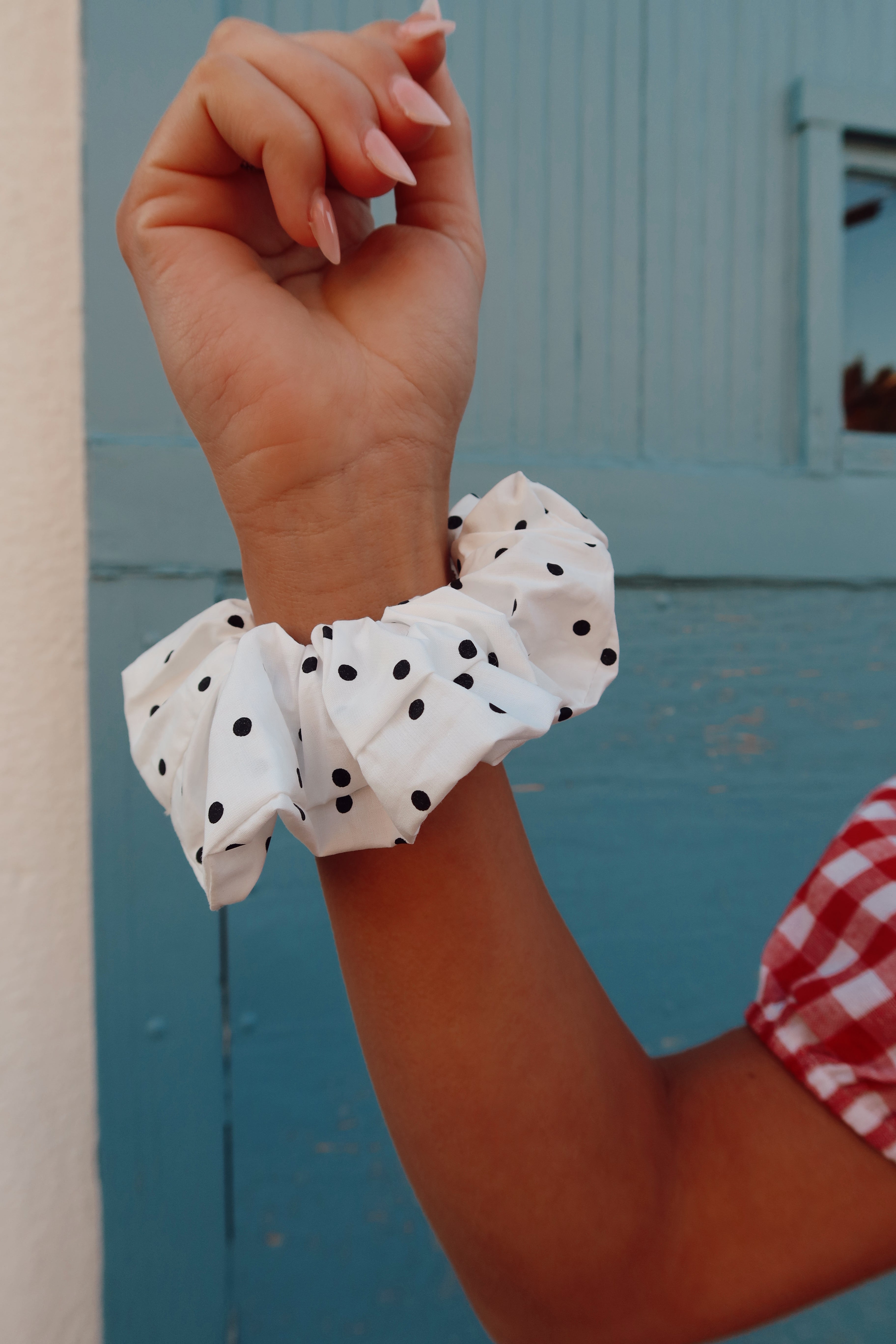 FINAL SALE - Polly Dot Scrunchie Main image