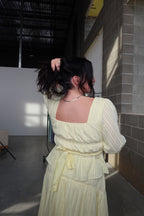 Lemon Drop Peplum