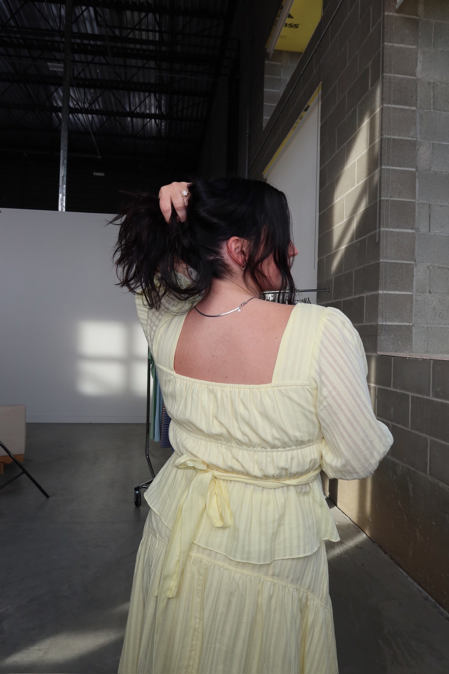 Lemon Drop Peplum