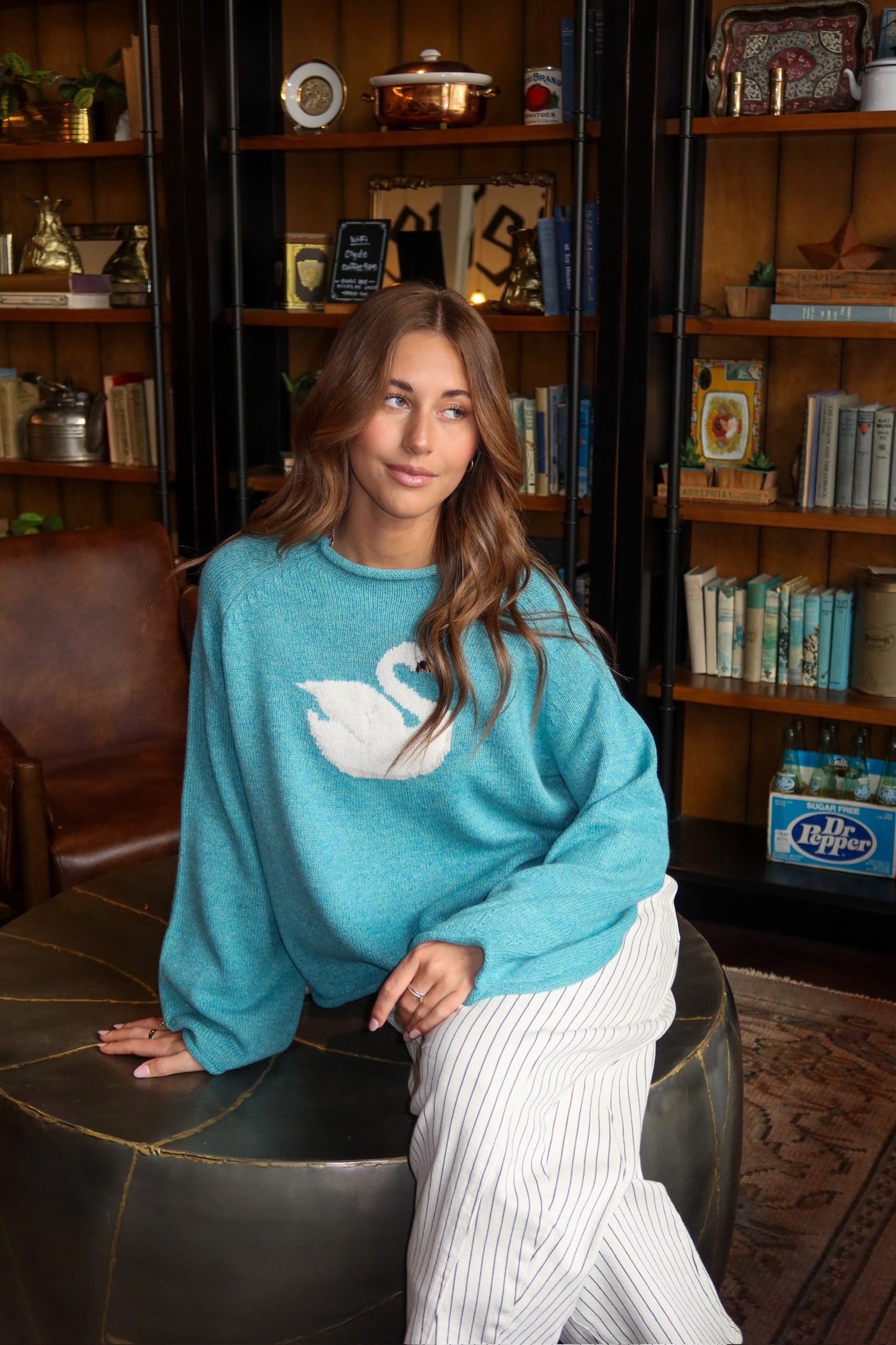 Swan Knit Sweater Main image
