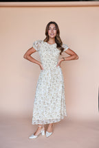 Maisie Floral Maxi in Natural