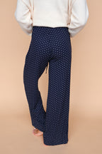 Darcy Dot Pants in Navy