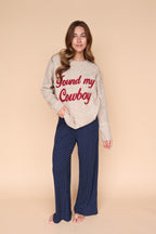 Found My Cowboy Sweater in Camel