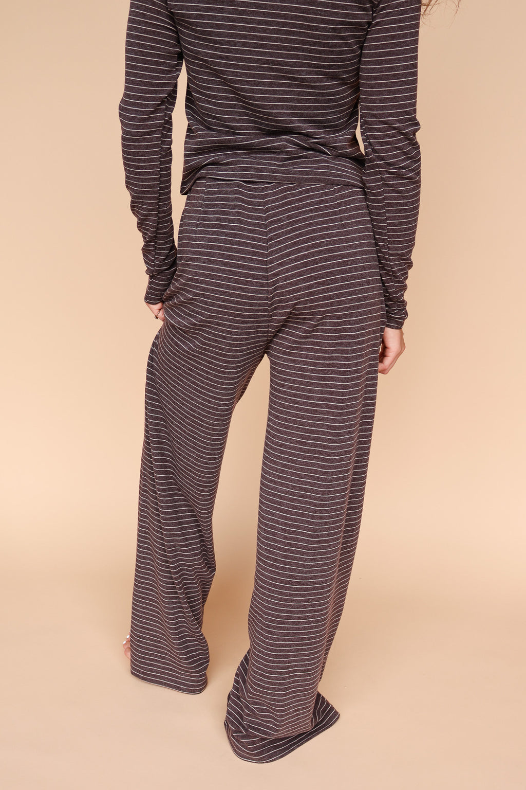 Lauren Stripe Pants in Brown