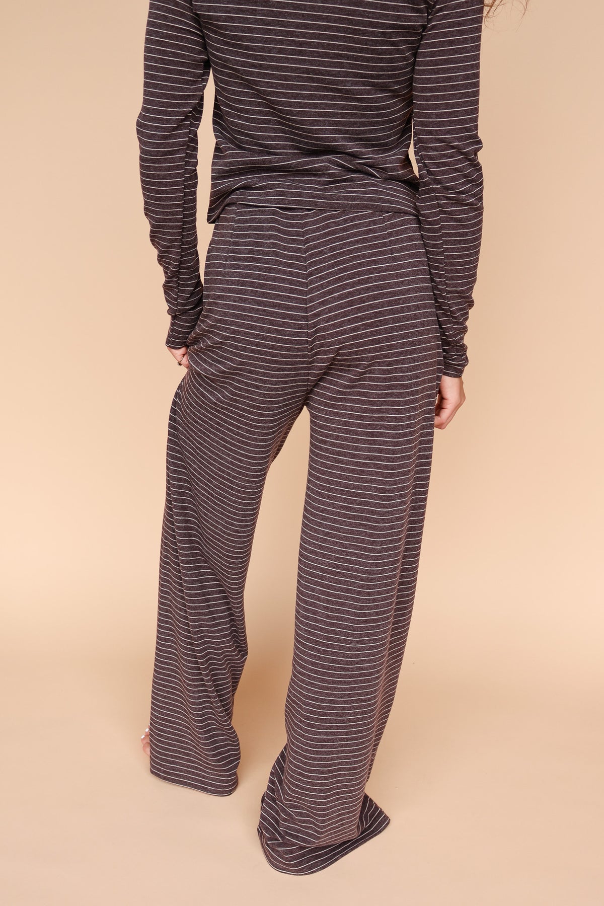 Lauren Stripe Pants in Brown
