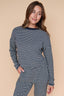 Skylar Stripe Top in Navy