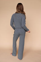 Skylar Stripe Top in Navy