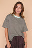 Jess Stripe Tee in Pistachio
