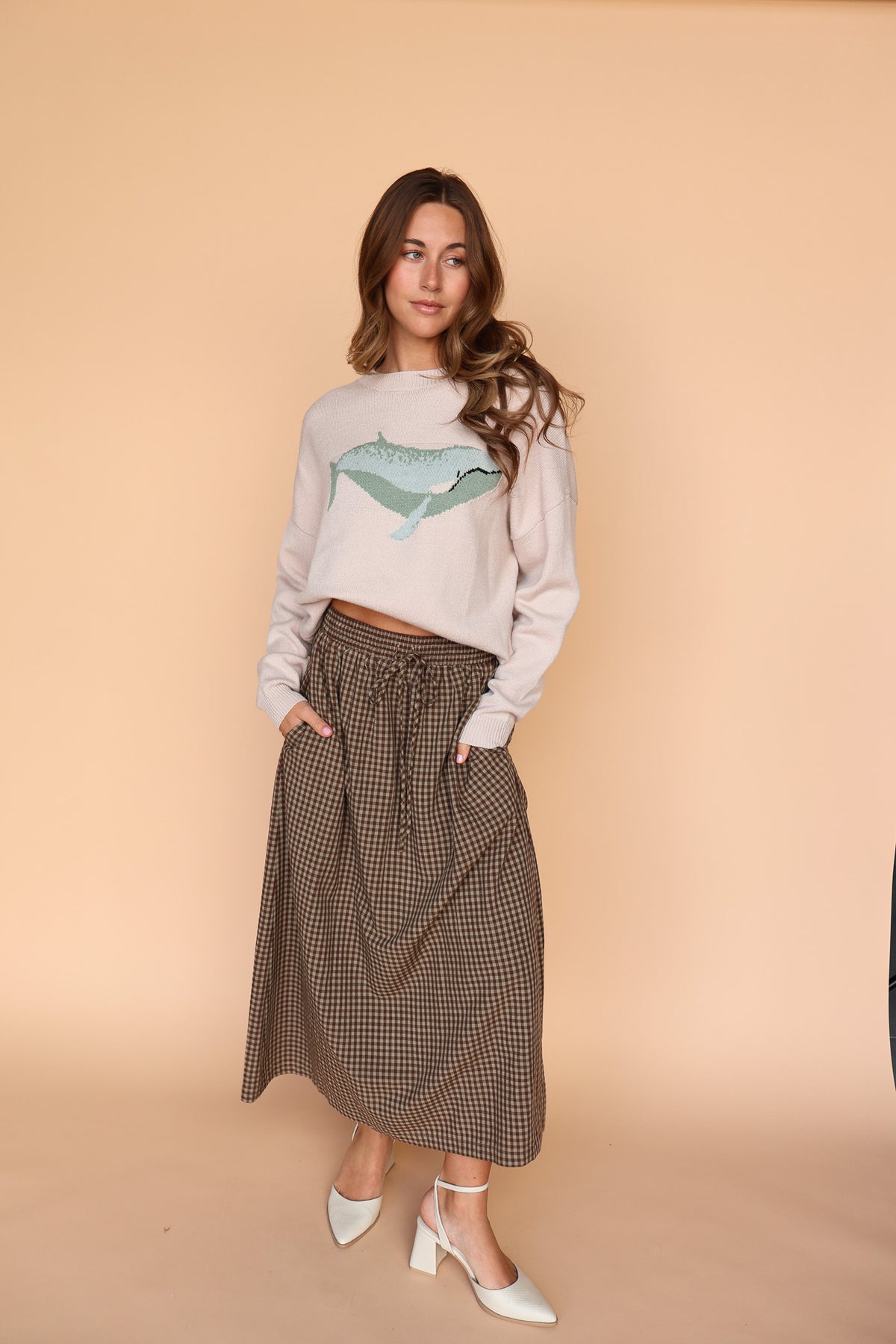 Gypsy Whale Sweater in Oatmeal