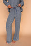 Logan Stripe Lounge Pants in Blue/Grey