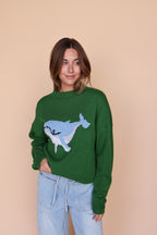 Gypsy Whale Sweater in Green