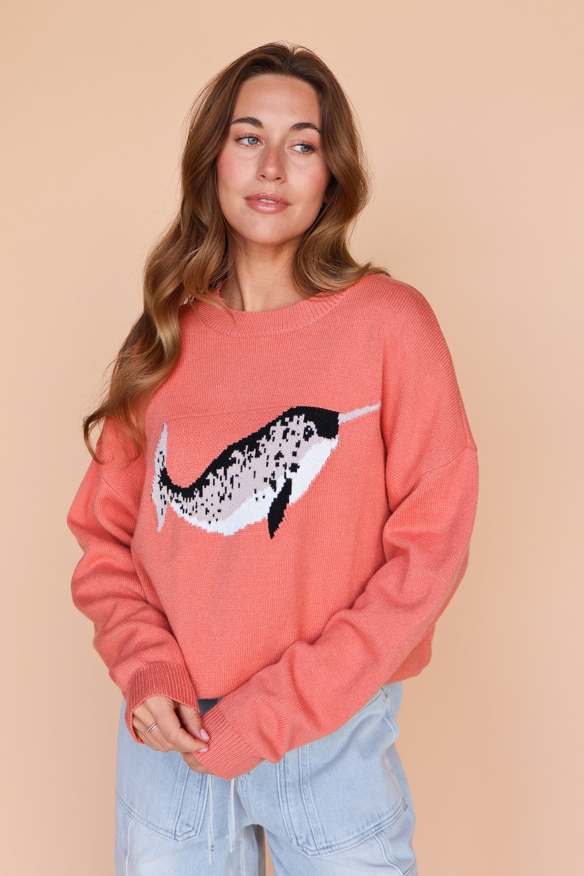 Gypsy Narwhal Sweater in Vintage Coral Main image