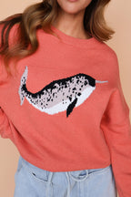 Gypsy Narwhal Sweater in Vintage Coral